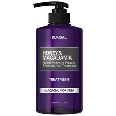 KUNDAL 昆黛爾 蜂蜜澳洲堅果保濕護髮乳 Acacia Moringa, 1.058L, 1瓶