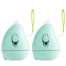 芒果快遞單個人資訊保護印章 綠色, 2個, 黑色