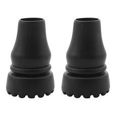 Dr. Felice J 手杖橡膠腳墊替換品 16mm, 黑色, 2個