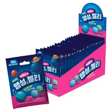 迷你行星造型脆皮軟糖 藍莓味+西瓜味 6顆入, 18包, 8g