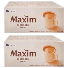 Maxim 麥心 白金經典三合一咖啡, 11.7g, 20條, 2盒
