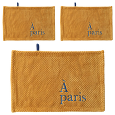 擦手巾 a paris 50 x 30cm 褐色, 1入, 3條