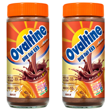 Ovaltine 阿華田 營養巧克力麥芽飲品, 400g, 1入, 2罐