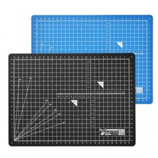 Pencom 尚禹文具 A4止滑雙面切割墊 台灣製造 食品級材質 無塑化劑 無重金屬, 22 x 30cm, 黑色 + 藍色