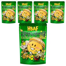 HBAF 鷹嘴豆 烤洋蔥口味, 90g, 5包