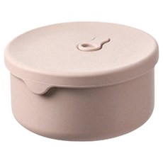 Fasola 食品用鉑金矽膠可微波便當盒 700ml, 粉色, 1個