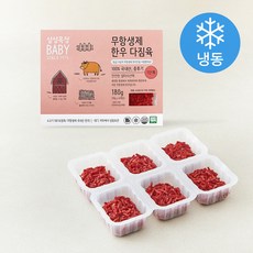 설성목장 무항생제 한우 다짐육 1단계 (냉동), 180g, 1개