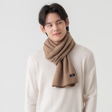 CARET 混紡毛絨圍巾 淺褐色