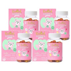 Knotted 維他命D軟糖 蘋果&檸檬口味, 150g, 4個