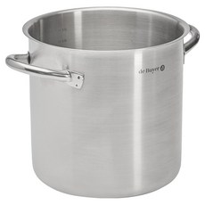 de Buyer 畢耶 PRIM'APPETY系列 雙耳不鏽鋼高湯鍋, 1個, 32cm