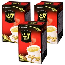 G7 即溶三合一咖啡隨手包, 16g, 10條, 3盒