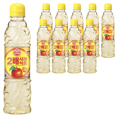 오뚜기 2배 사과식초, 500ml, 10개