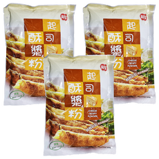 真好家 起司酥漿粉 250g*3包, 酥脆外皮輕鬆製作，起司風味濃郁，操作簡單方便