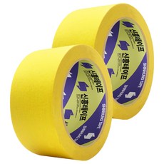 신흥테이프 마스킹 테이프 48mm x 40m 노랑, 2개