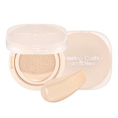 THE FACE SHOP 菲詩小舖 貼妝持久輕透氣墊粉餅 12g, 1個, V201 Apricot Beige