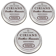 CIRIANS 皮革塗層蠟 保養營養保護霜, 25g, 3個