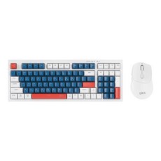 지클릭커 오피스프로 사일런스 M 무소음 블루투스 98 무선 키보드 마우스 세트, WMK50 98, Gundam, 일반형