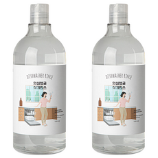 샤인메이커스 안심헹굼 식기세척기 린스, 1L, 2개