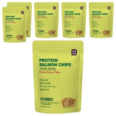 Tigak Taegak 蛋白質鮭魚脆片 芥末美乃滋味, 70g, 6包