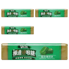 VALDA 樺達 硬喉糖 超涼薄荷口味, 38g, 4條