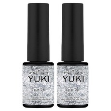 YUKI 彩色凝膠, 43號 氣泡銀, 5g, 2個
