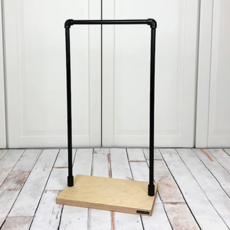 Very Pad管狀狗狗衣架 衣架 黑色, 1個