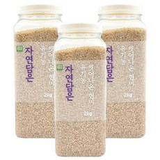 자연담은 유기농 씻어나온 현미 PET, 2kg, 3개