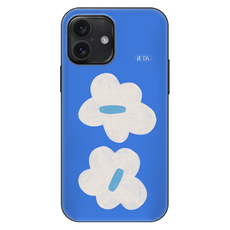 이루다 컬러 플라워 마그네틱 도어 범퍼 휴대폰 케이스