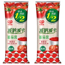 KAGOME 可果美 減鈉減卡蕃茄醬, 465g, 2瓶