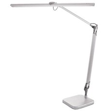 DEXLIGHT 德克斯檯燈 愛迪生 第三代 T5 雙臂檯燈 銀色+鐵灰色 台灣製造 座夾兩用, TF-3136 DX