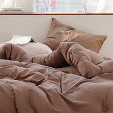 yesbedding 軟布丁鋪棉被, 可可色
