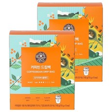 咖啡豆滴袋咖啡摩卡Java混合, 10g, 5包, 2盒