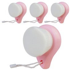 ECHO TOUCH 潔面毛孔刷, 粉紅色, 4個