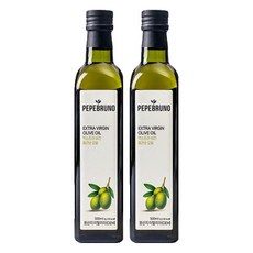 페페브루노 엑스트라버진 올리브오일, 500ml, 2개