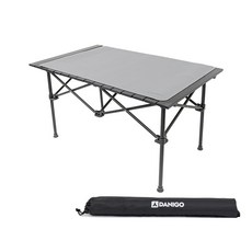 다니고 가죽 캠핑 테이블보 매트 + 전용파우치, 그레이