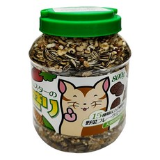PetBest 倉鼠的大補帖 綜合蔬菜飼料, 1罐, 800g