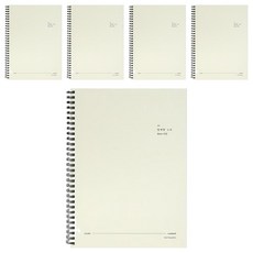 morning glory 線圈 3500 精裝硬殼 16開 左翻 簡約SP 橫線筆記本, 隨機出貨, 5個