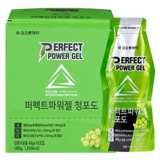 코오롱제약 퍼펙트 파워젤 청포도 12p, 1개, 480g