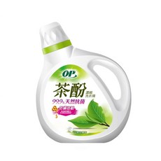 OP 茶酚濃縮洗衣精防蹣低敏 山茶花, 2kg, 1瓶