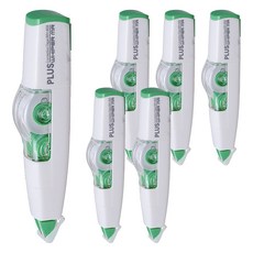 PLUS 普樂士 智慧型滾輪修正帶 WH-605, 白色, 6個