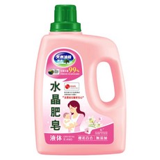南僑水晶 水晶肥皂洗衣液體 櫻花百合, 2.4kg, 1桶