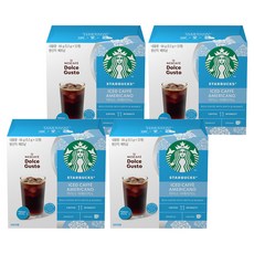 스타벅스 아이스 아메리카노 by 네스카페 돌체구스토 캡슐커피, 5.5g, 12개입, 4개