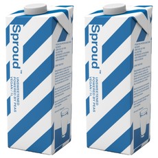 Sproud 無糖豌豆蛋白飲, 1L, 2瓶