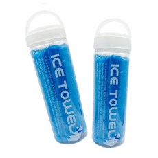 ZBIBI 濕式毛巾 運動毛巾 游泳毛巾, 藍色, 2個