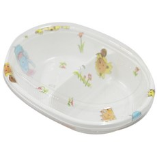동물원 일회용 도시락 2칸, 1개입, 10개