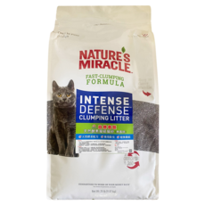 NATURE'S MIRACLE 自然奇蹟 天然酵素凝結貓砂 全貓適用 快速結塊 超強吸水 鎖住異味消除尿液 控制異味, 無香, 9.07kg, 1包