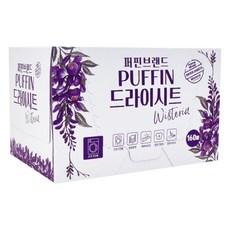 Puffin Brand 烘衣機用乾衣香氛紙 紫藤花香, 1個, 160入