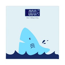 노바리빙 LCD 캐릭터 체중계, 상어, 1개