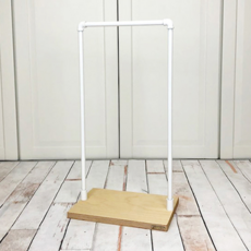 Very Pad管狀狗狗衣架掛架 白色, 1個