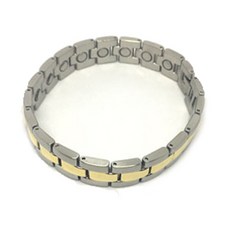 38鍺手鍊 A11 銀+金 18顆, 1個